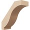 Ekena Millwork 3-inch W x 8-inch D x 8-inch H Baker Rough Cedar Woodgrain TimberThane Knee Brace, Primed BRCUR03X08X08BKRRCPR - alternate 1